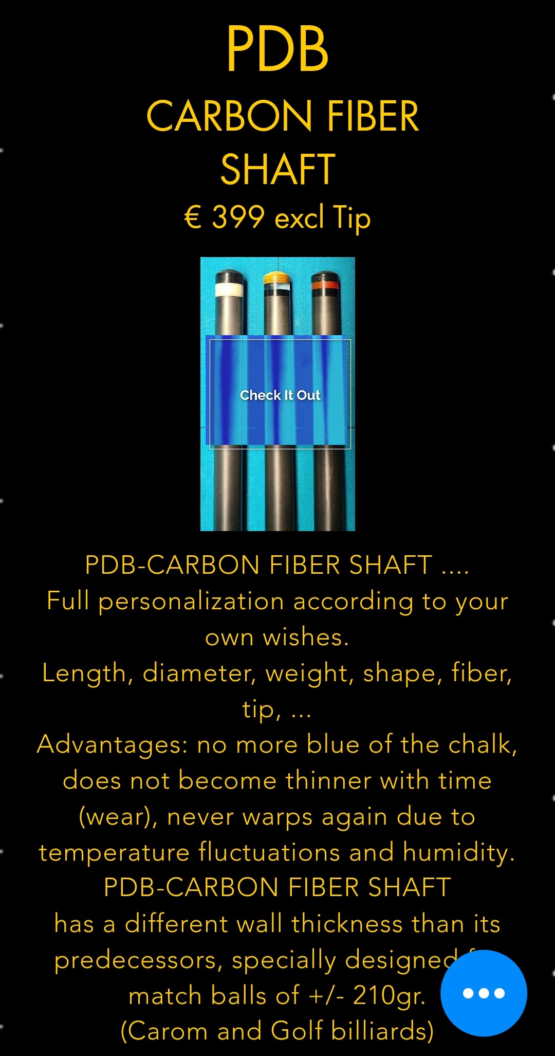 Carbon shaft 1